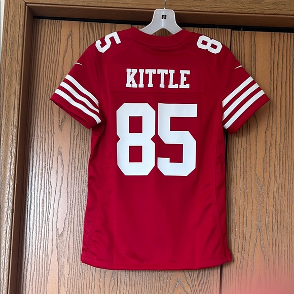 Nike Red 49ers Jersey #85 - Picture 2 of 3